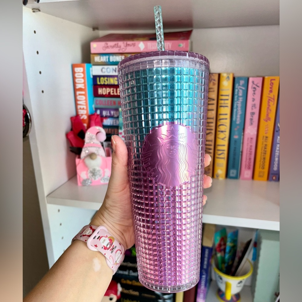 💙💜 Starbucks Venti Grid Cold Cup 💙💜